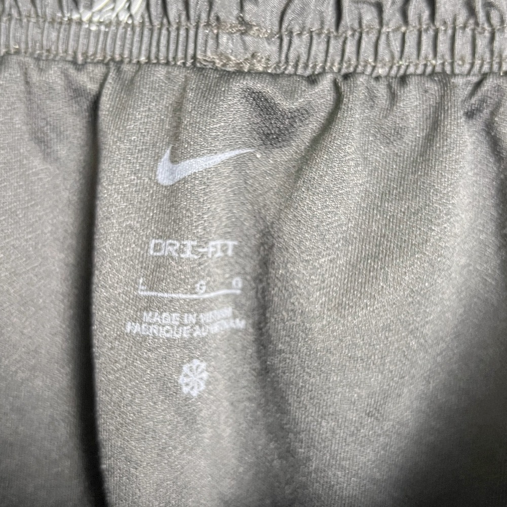 Nike Dri-Fit Tempo Running Shorts Black Swoosh Print Large - Picture 4 of 4